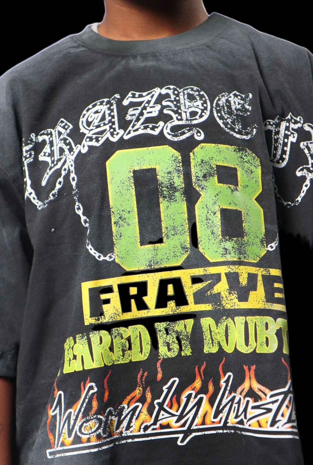 Worn by hustlers Oversized Tee